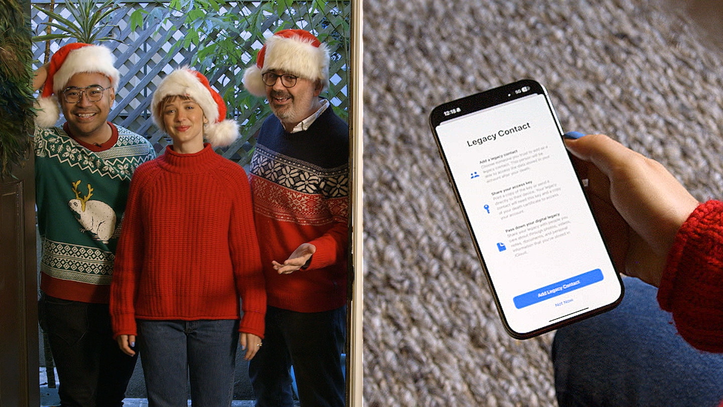 How to set legacy contacts when home for the holidays