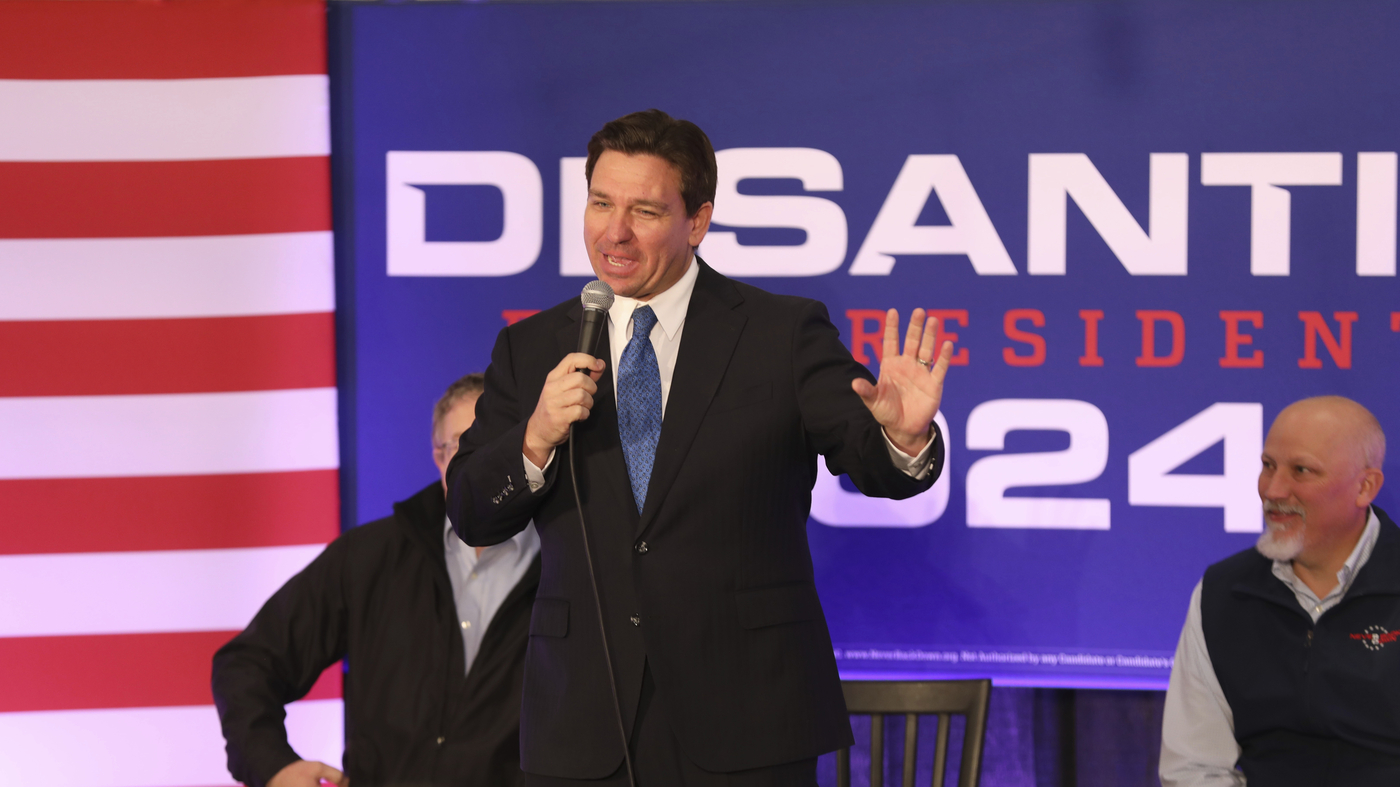 DeSantis sees a path to victory through South Carolina after Iowa finish : NPR