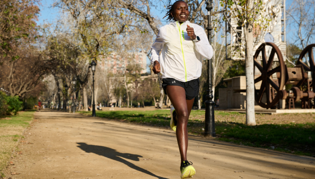 Under Armour launch innovative UA Infinite Collection in Barcelona with NYC Marathon winner Sharon Lokedi