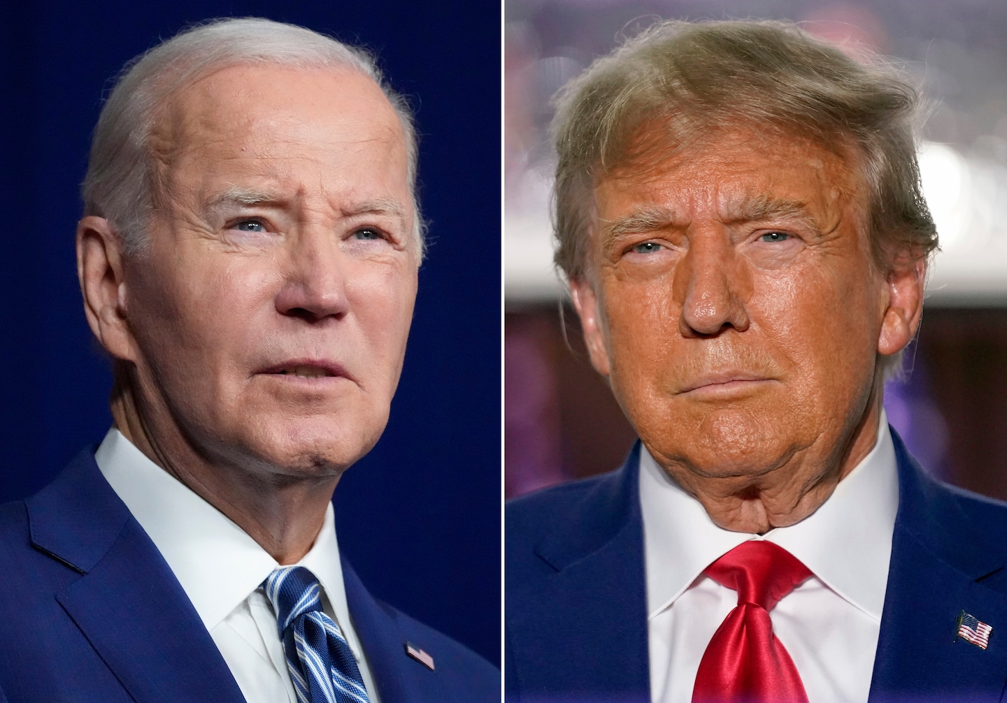 Donald Trump and Joe Biden hold dueling rallies in Georgia