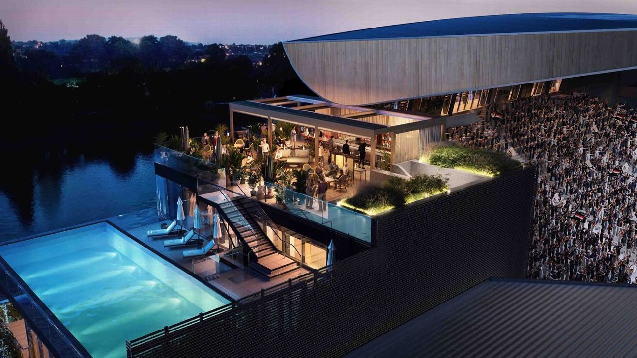 Fulham’s stadium redevelopment plan includes rooftop pool