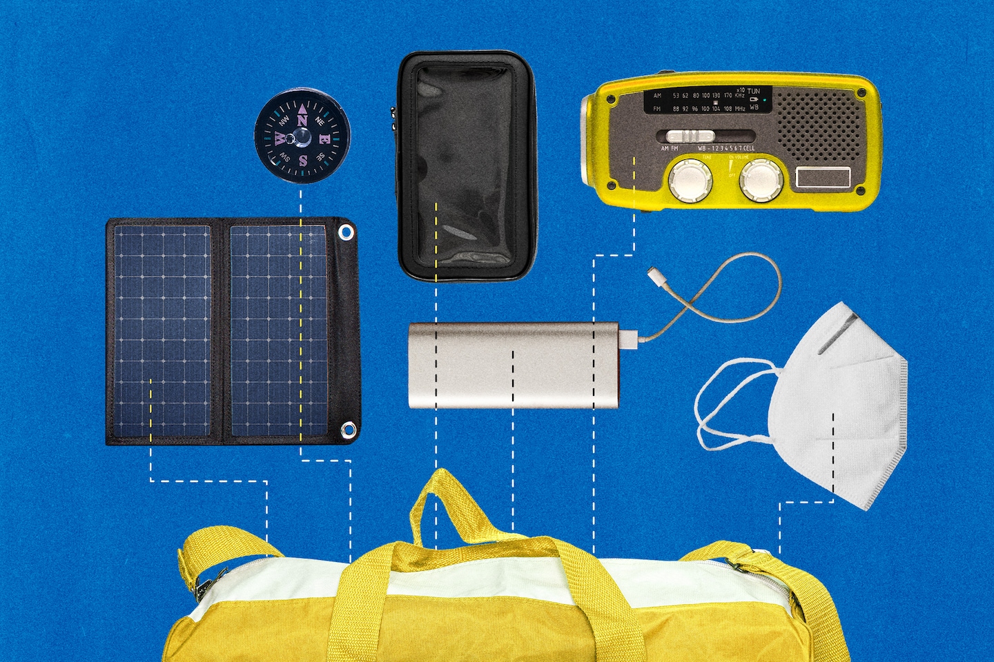 What technology you need in an emergency kit during natural disasters