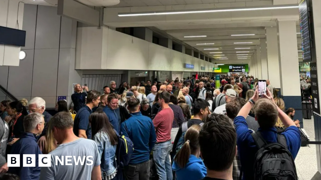 Manchester Airport flights resume after power cut chaos