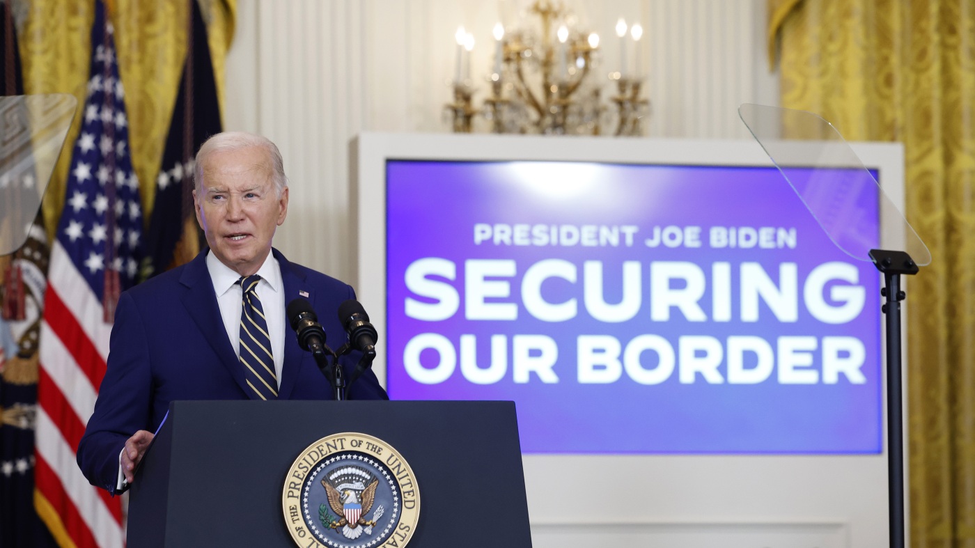 The ACLU is suing over Biden’s new executive actions on the border : NPR