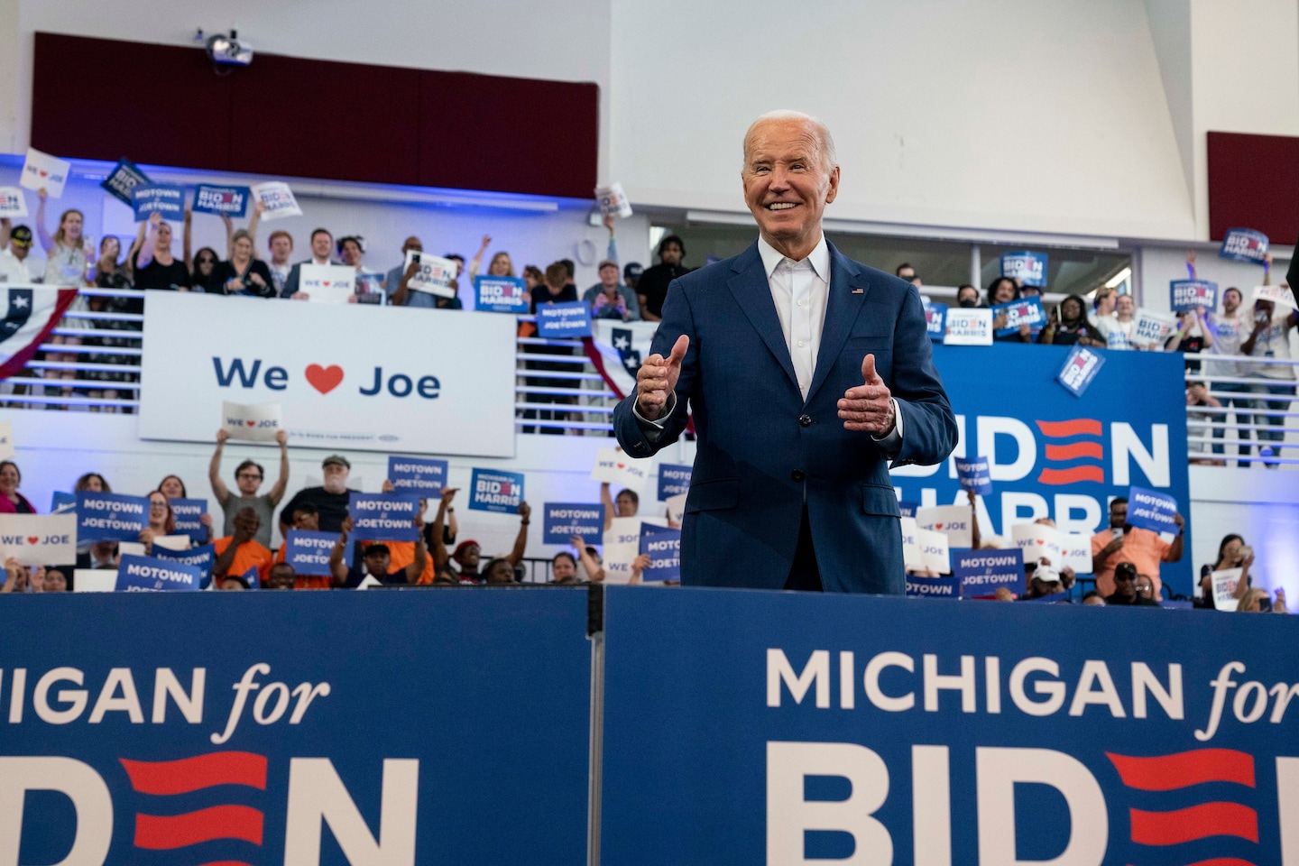 Biden faces more calls to withdraw as he visits to Michigan to rally support