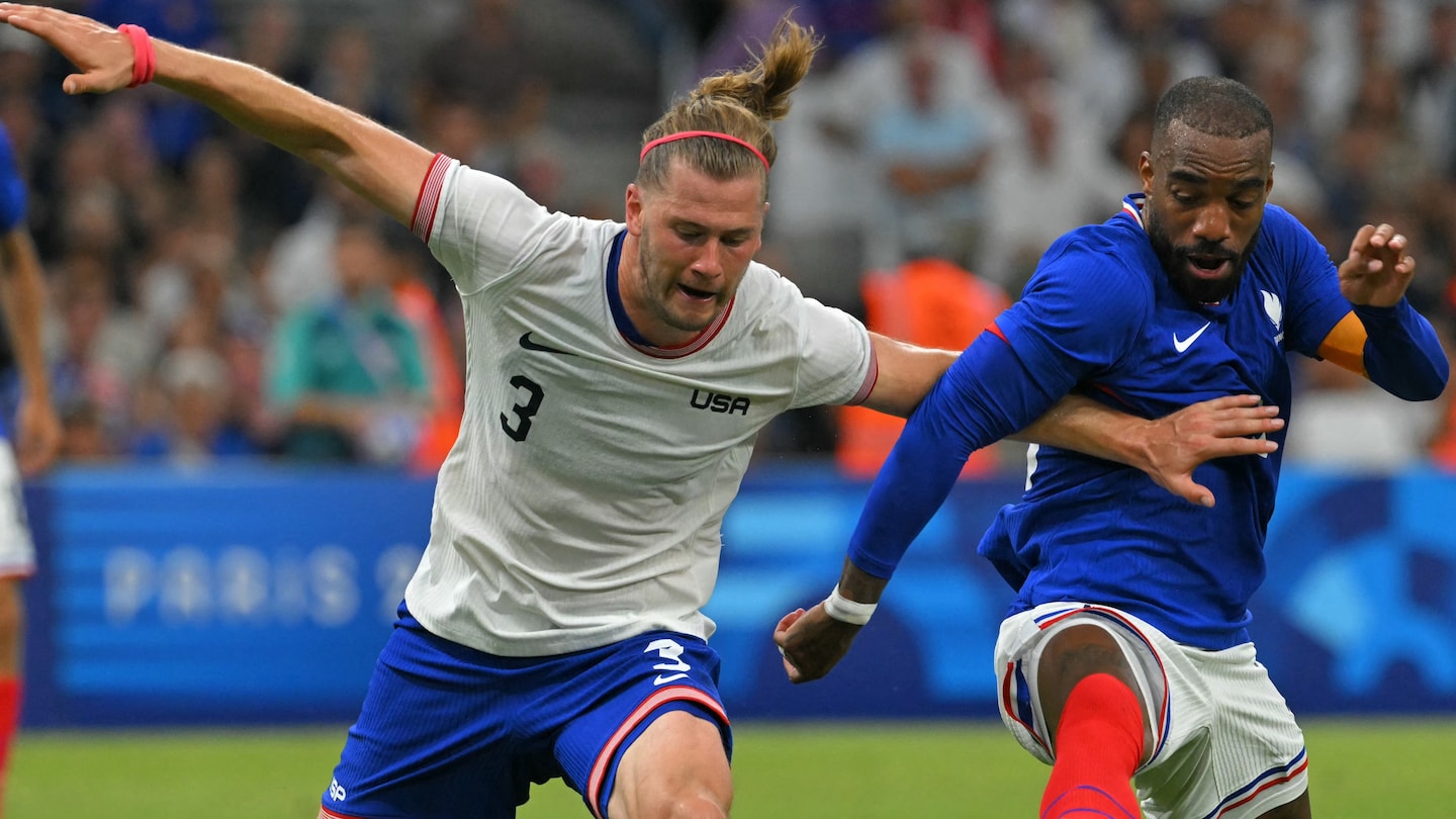 U.S. men’s soccer team falls to France in return to Olympics, 3-0