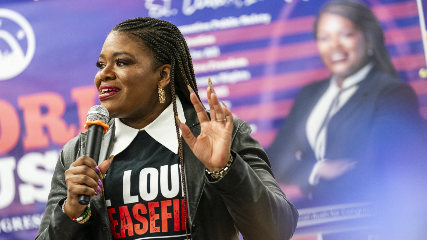 Missouri Congresswoman Cori Bush faces a primary challenger backed by pro-Israel groups : NPR