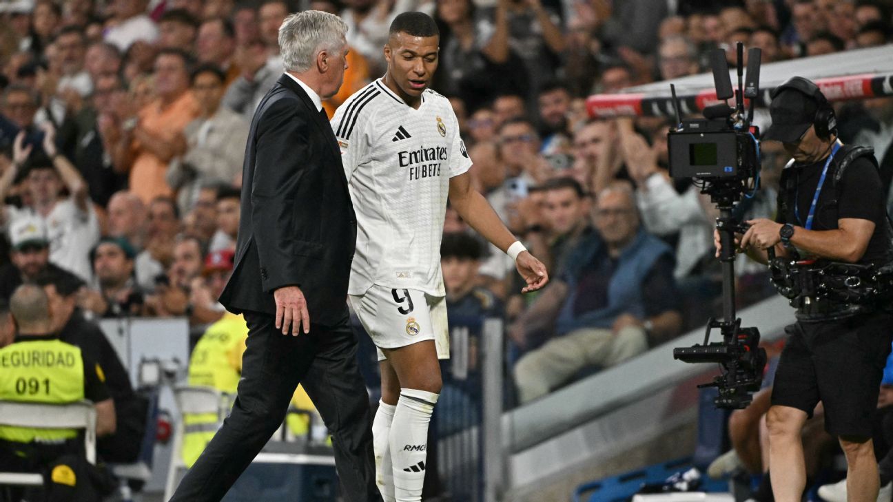 Real Madrid can cope without Kylian Mbappé in derby – Ancelotti