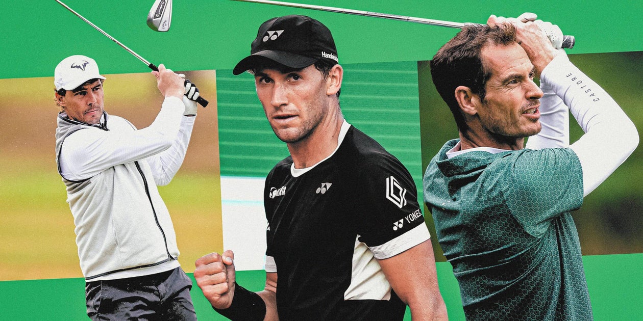 Tennis players, from Rafael Nadal to Casper Ruud, love golf. How good are their swings?