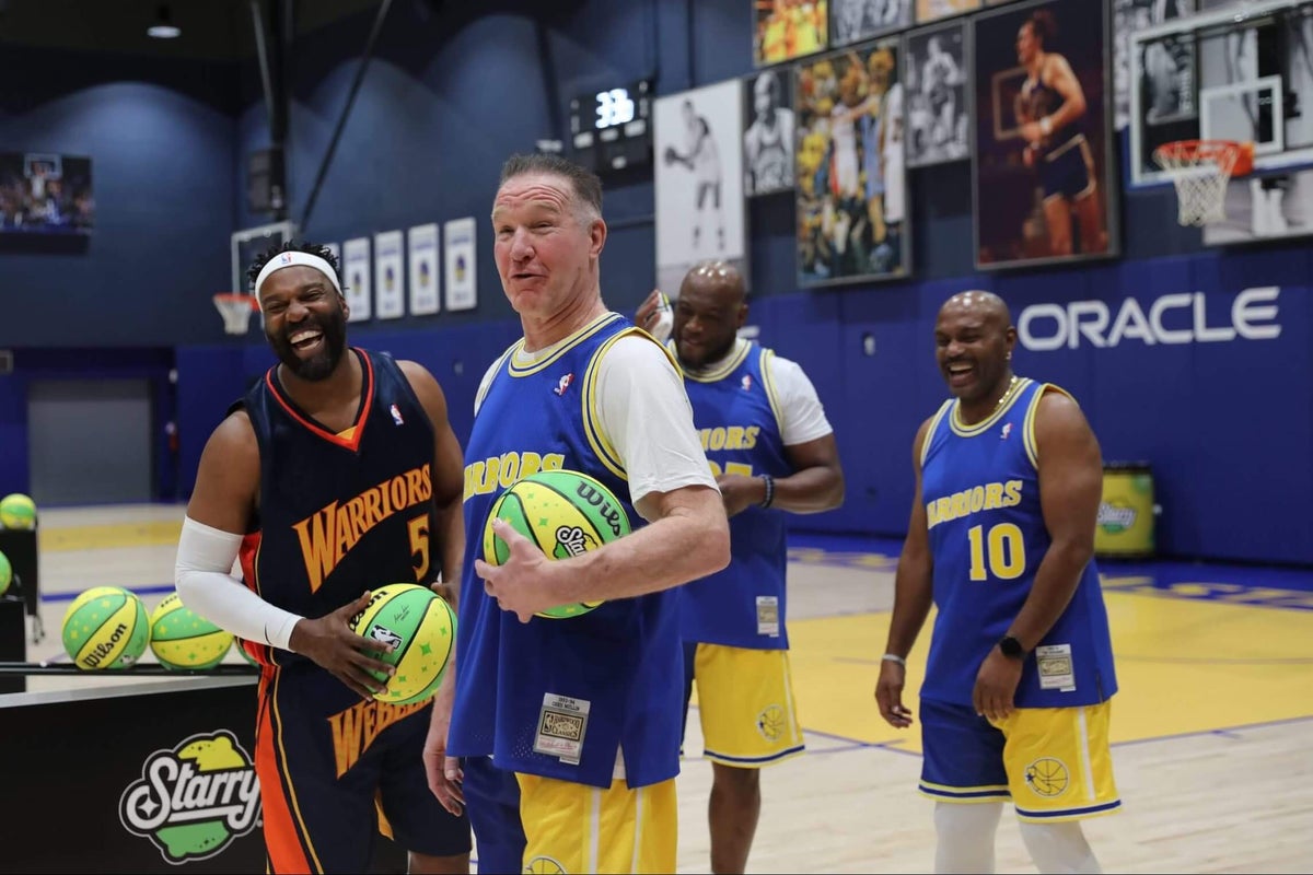 Warriors legends reunite for 3s, wisecracks and reflections ahead of NBA All-Star Weekend