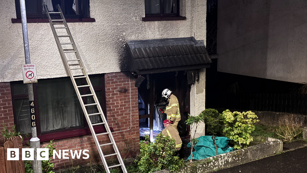 Four rescued from Dungannon house fire