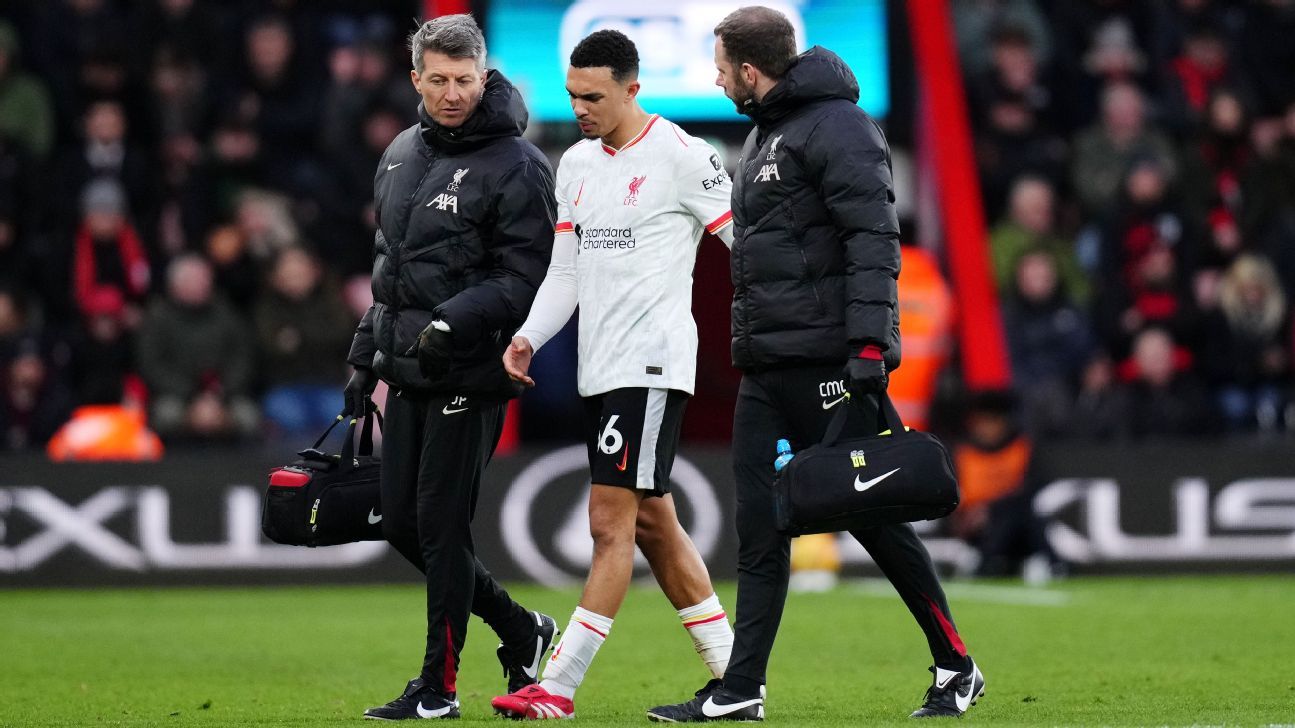 Liverpool vs Spurs: Trent Alexander-Arnold out with injury – Slot