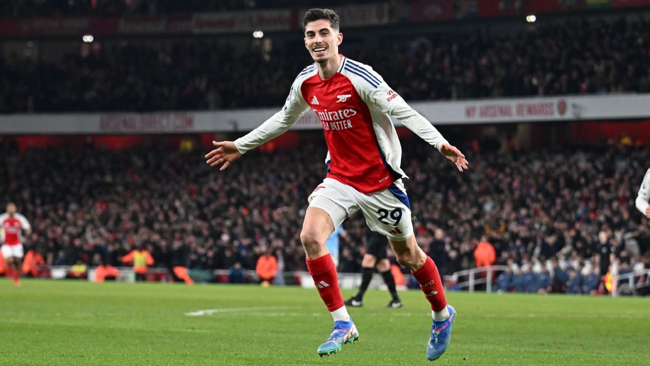 Mikel Arteta hails Kai Havertz as Arsenal’s ‘powerhouse’