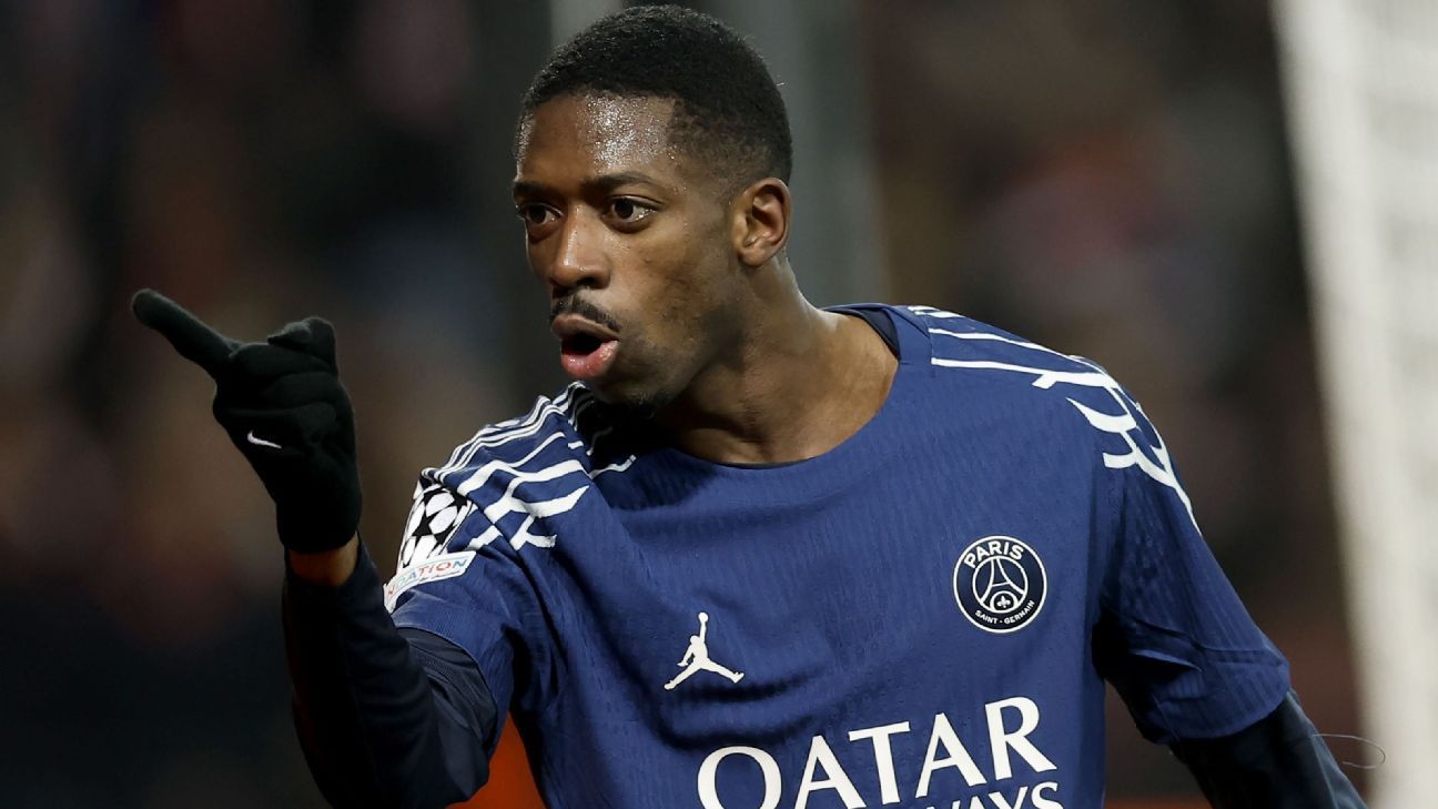 Luis Enrique hails ‘PlayStation’ Ousmane Dembélé in PSG win over Brest