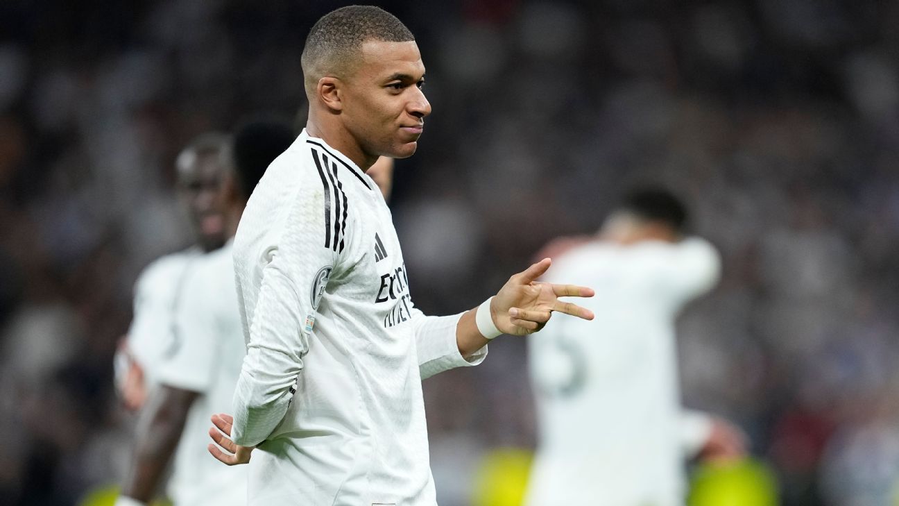 Kylian Mbappé out for Real Madrid after having tooth out