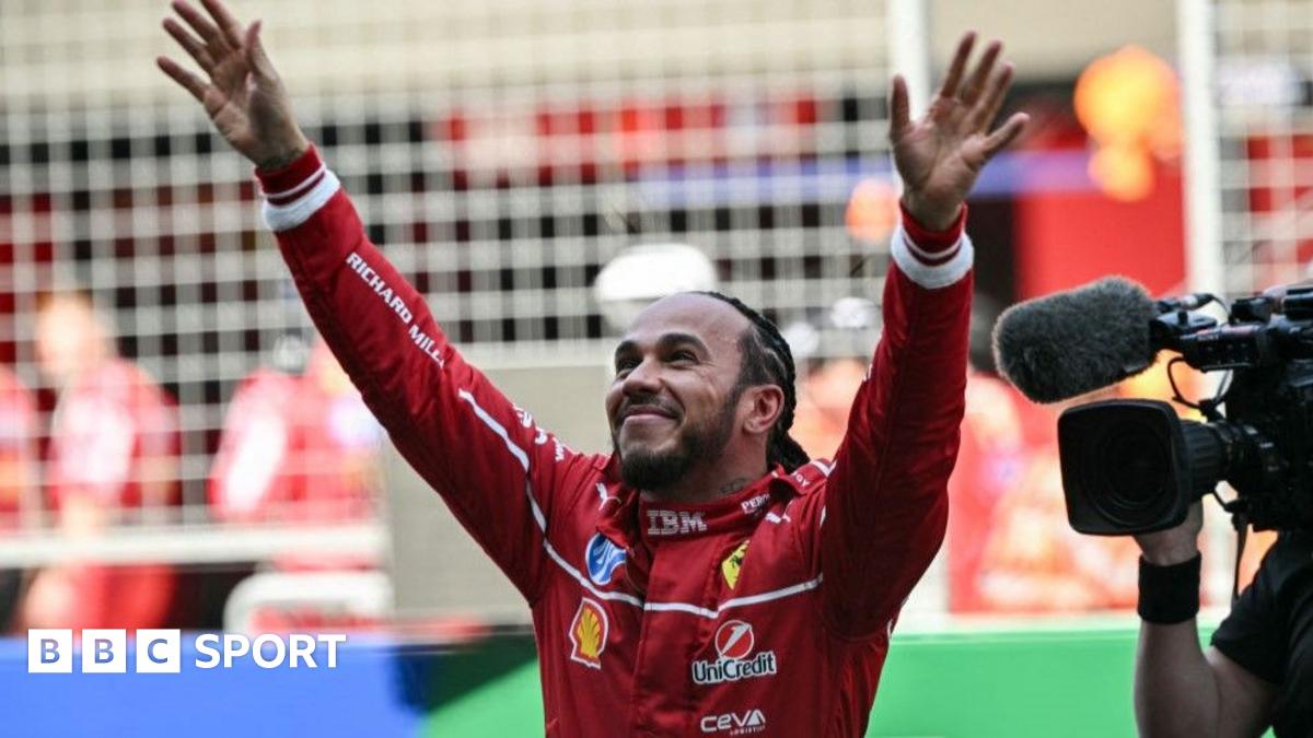 Chinese GP sprint 2025: Lewis Hamilton takes first Ferrari win