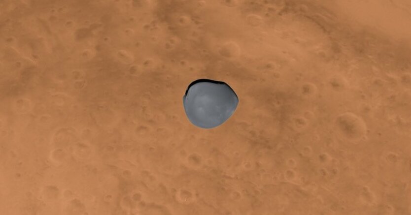 Video Shows Mars and Deimos Close Up During ESA’s Hera Flyby