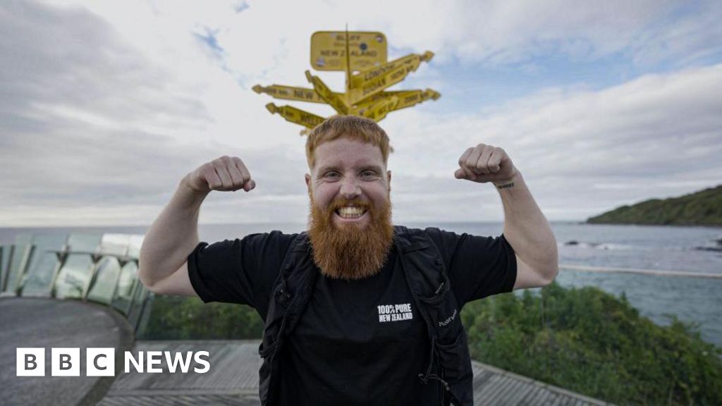 Hardest Geezer Russ Cook begins running length of New Zealand