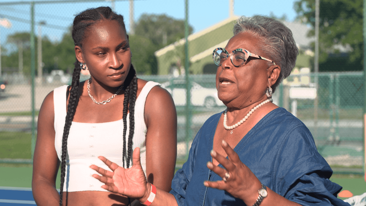 Coco Gauff’s tennis background, from her grandmother to Pompey Park, travels with her