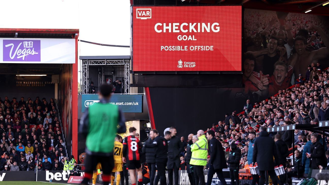 Bournemouth vs. Wolves: Fans fume at record 8-minute VAR check