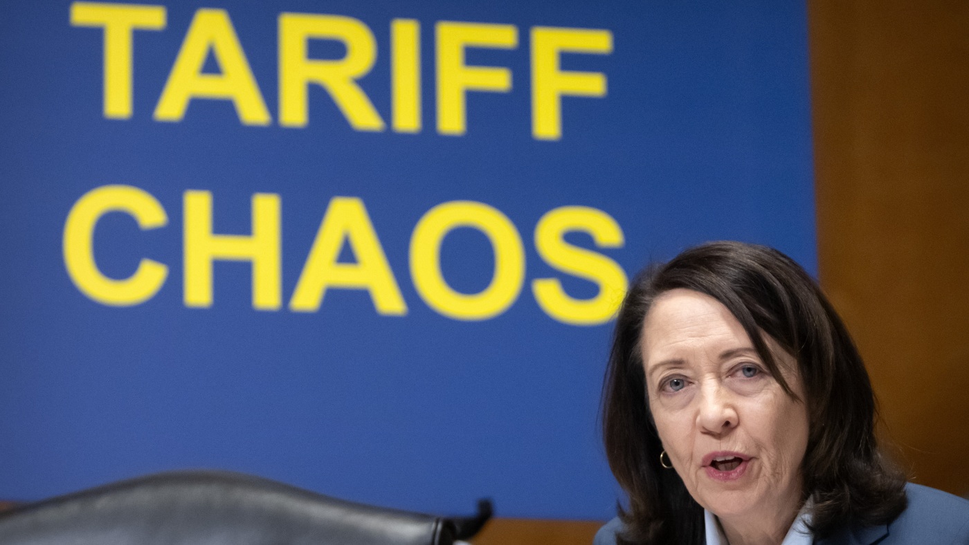 Trump tariffs face bipartisan challenge, Sen. Maria Cantwell says : NPR