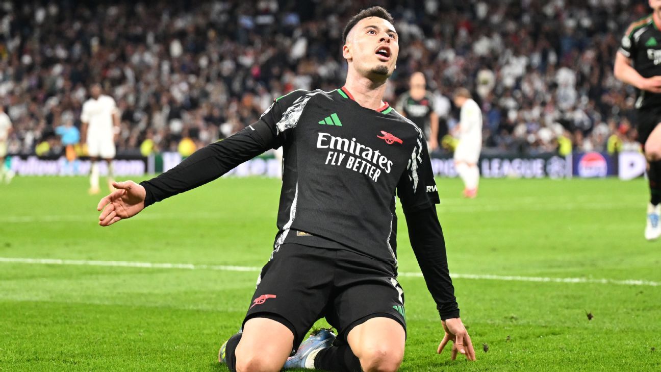 Real Madrid vs Arsenal: Gabriel Martinelli hails ‘dream’ night