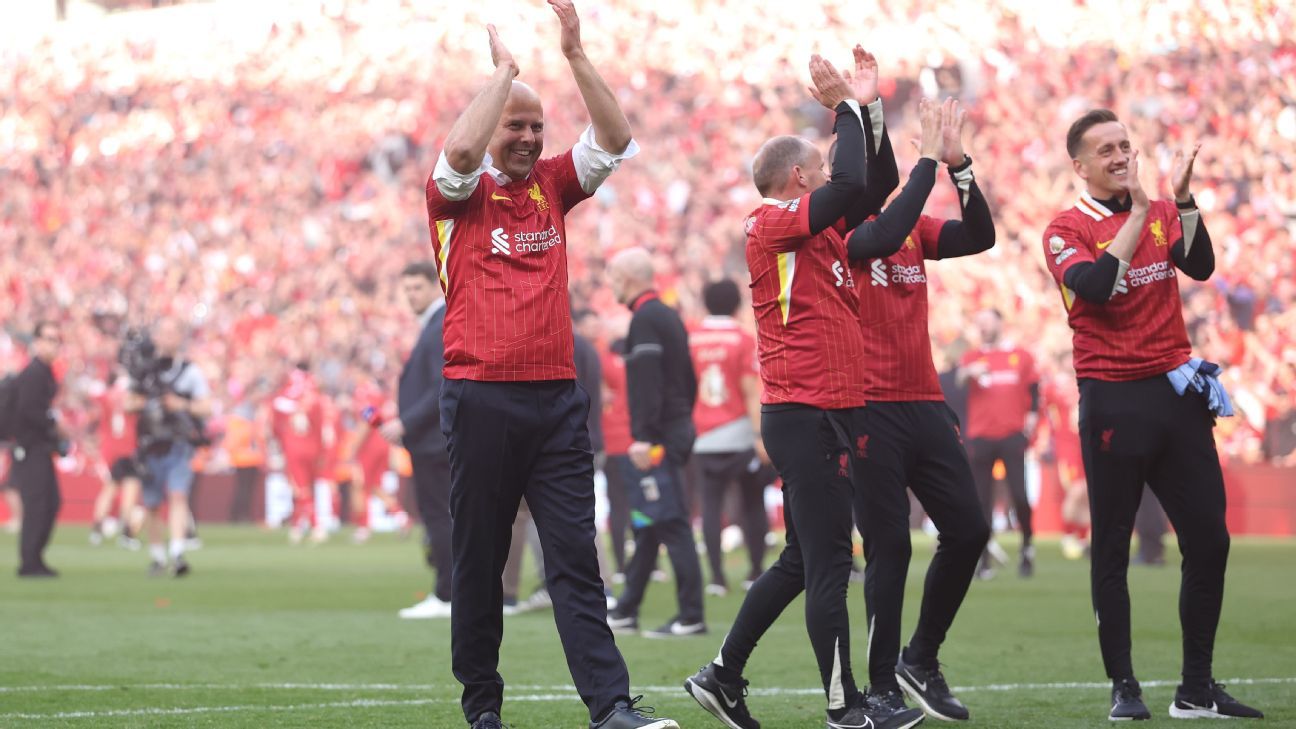 Arne Slot makes Jürgen Klopp tribute after Liverpool title win
