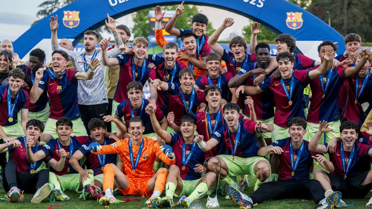 Barcelona lift UEFA Youth title to start European hat trick charge