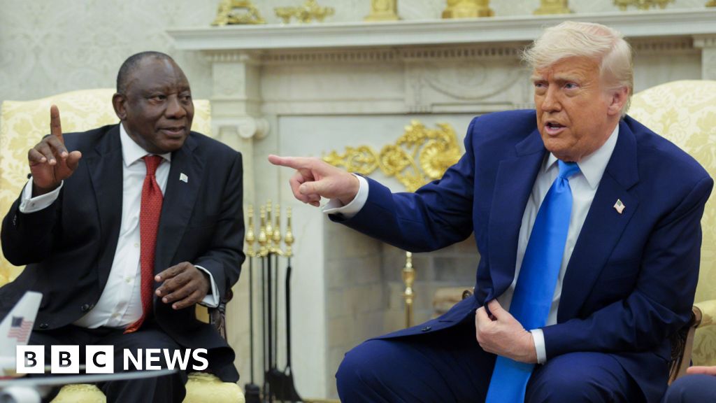 Rebuked by Donald Trump but praised in South Africa