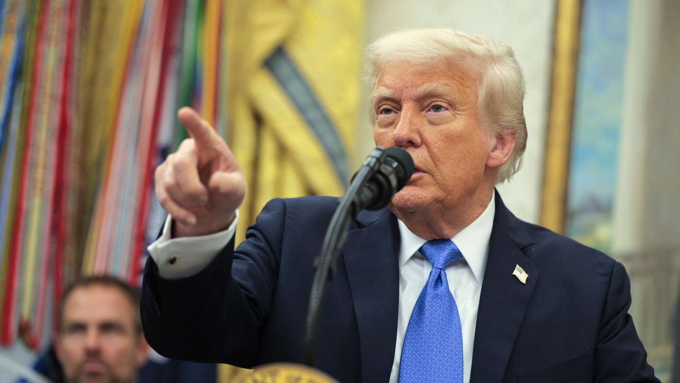 Trump says without evidence that Biden hid cancer diagnosis : NPR