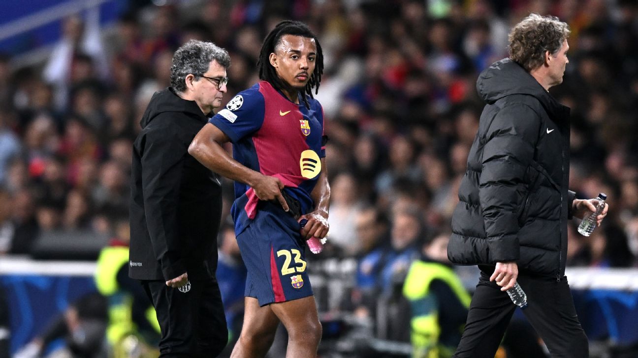 Barcelona’s Jules Kounde to miss Champions League SF second leg – sources