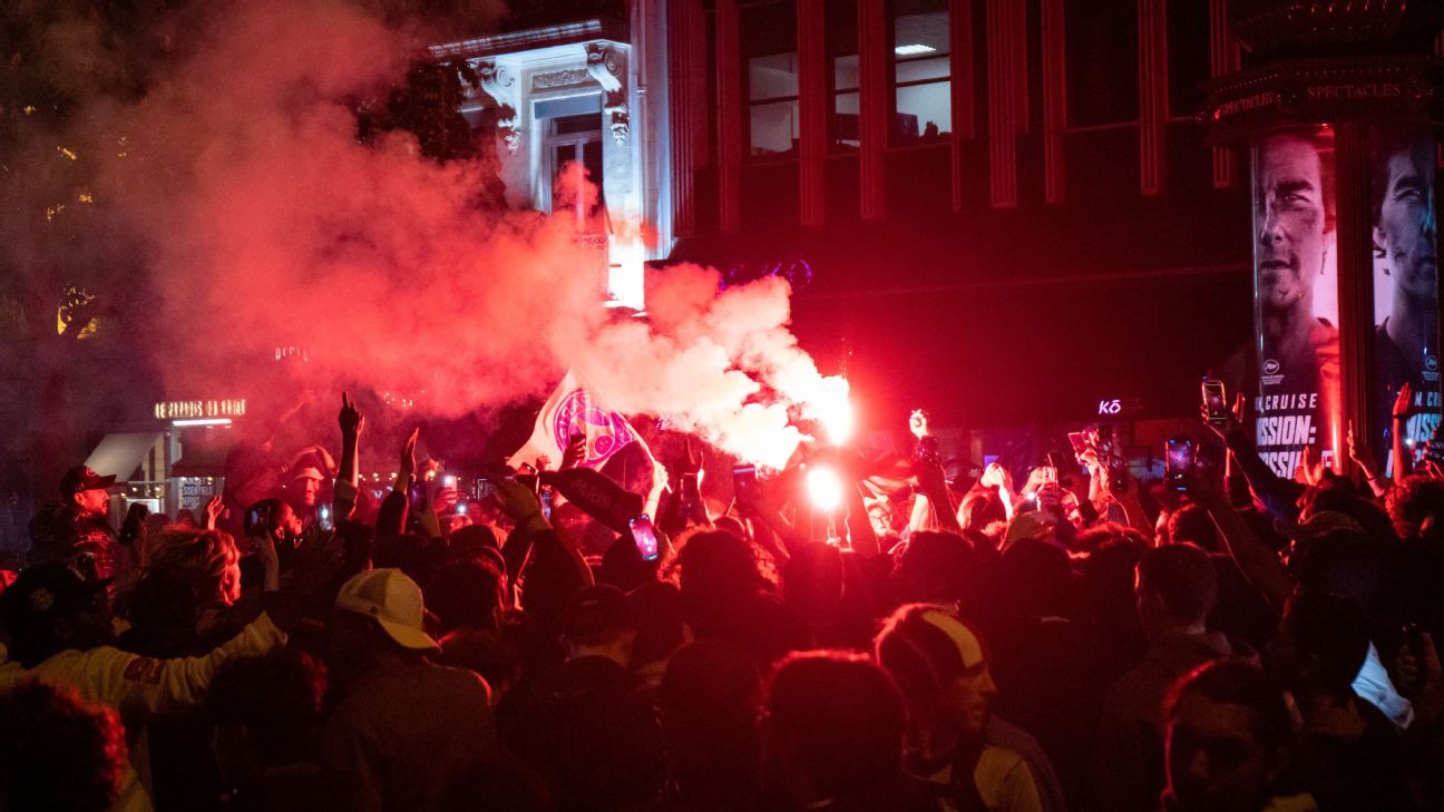 Three hospitalised 43 arrested as PSG reach Champions League final