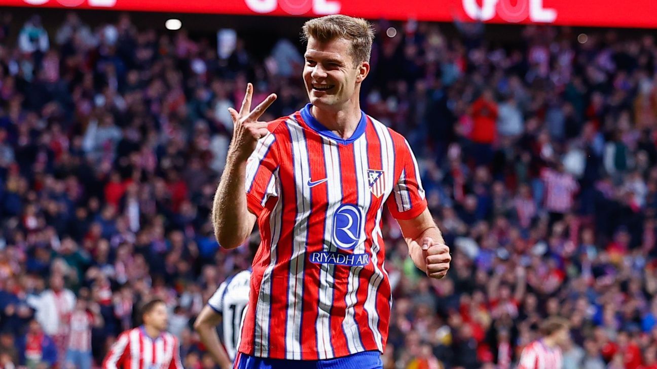 Atlético Madrid’s Sørloth nets earliest-ever LaLiga hat trick