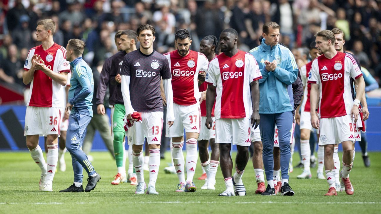 Disbelief and shock in Amsterdam as Ajax’s title collapse sealed