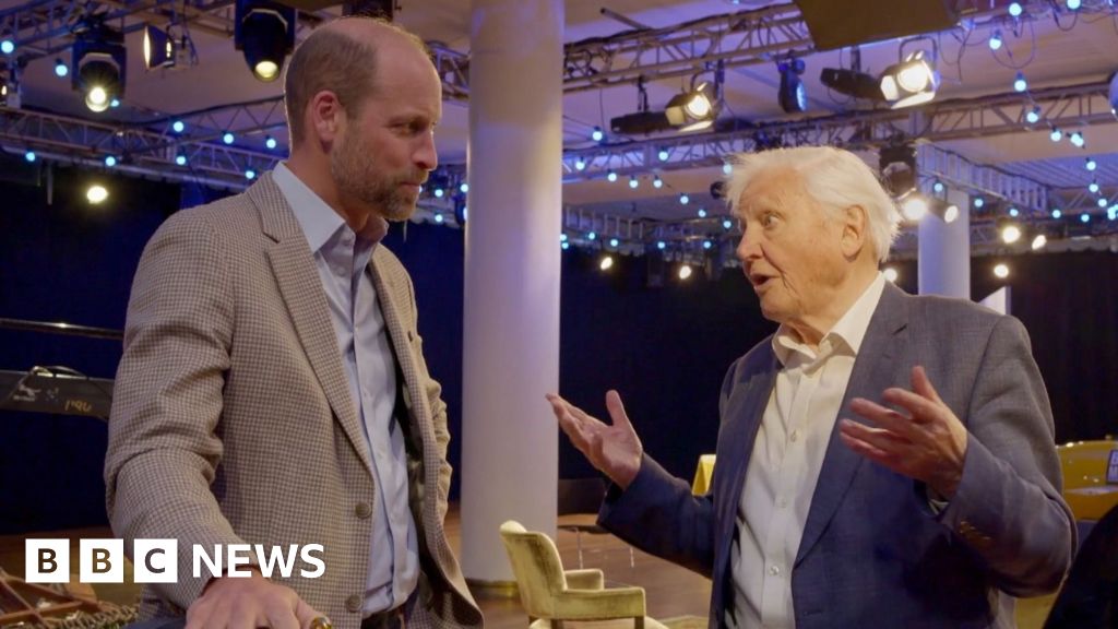 Ocean damage ‘unspeakably awful’, Attenborough tells William