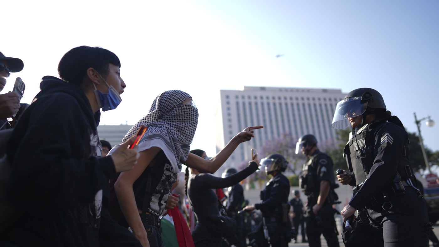 Protests against ICE have continued in LA into the week. Here’s what to know : NPR