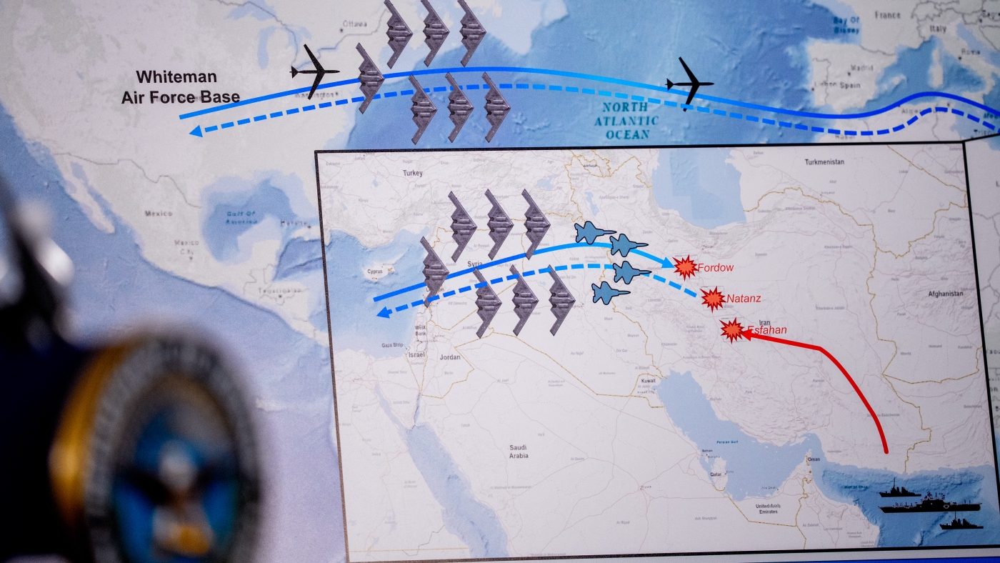 Trump ordered attack on Iran’s nuclear sites without Congressional approval : NPR