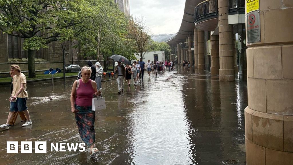 Shopping centre evacuated after heavy rain and hail hit Dundee