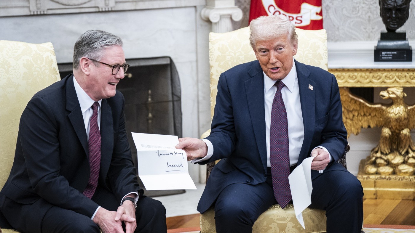 Why flattering Trump is now the go-to diplomatic move : NPR