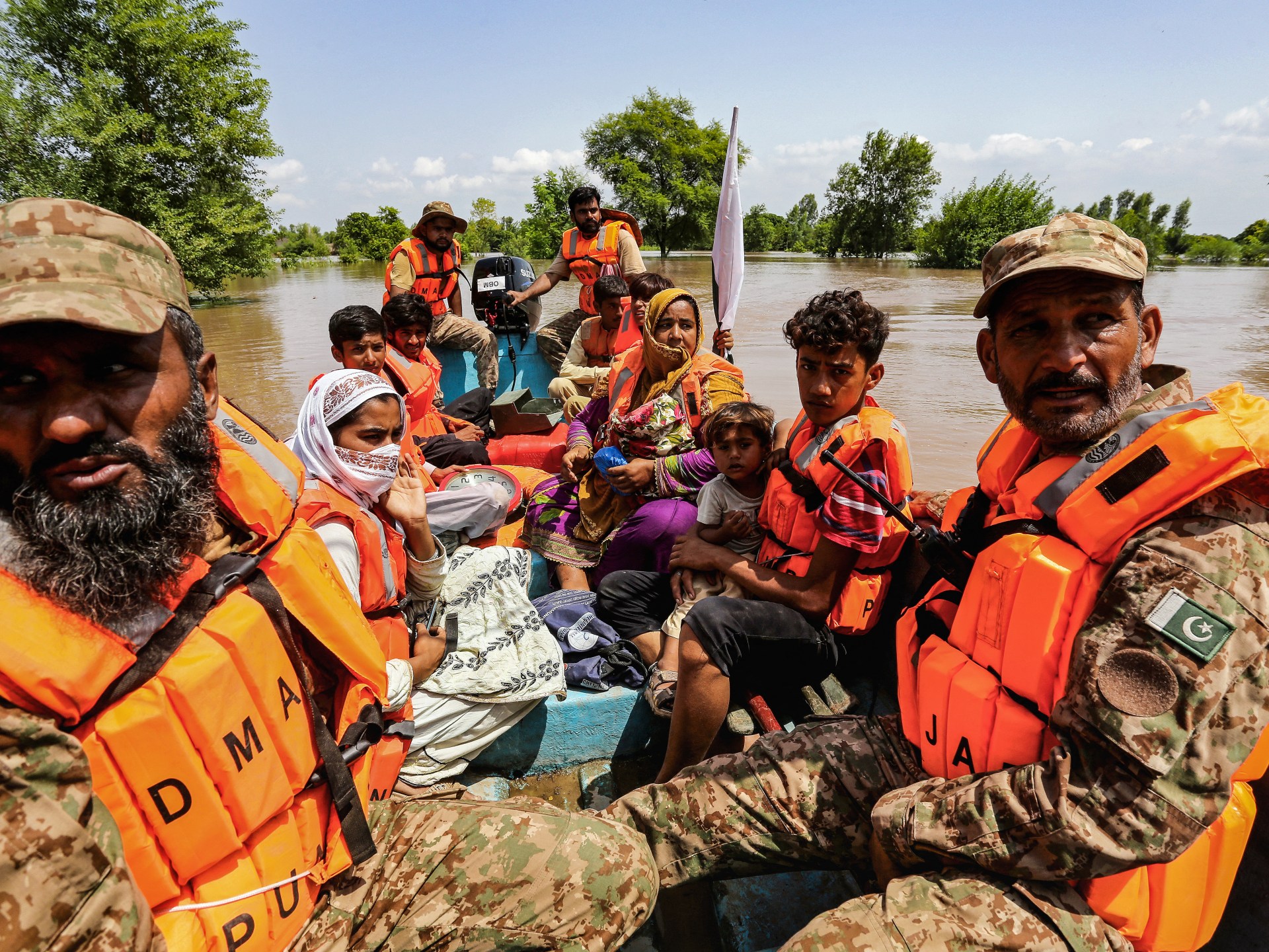 Five people dead as rescue boat overturns in Pakistan floods | News