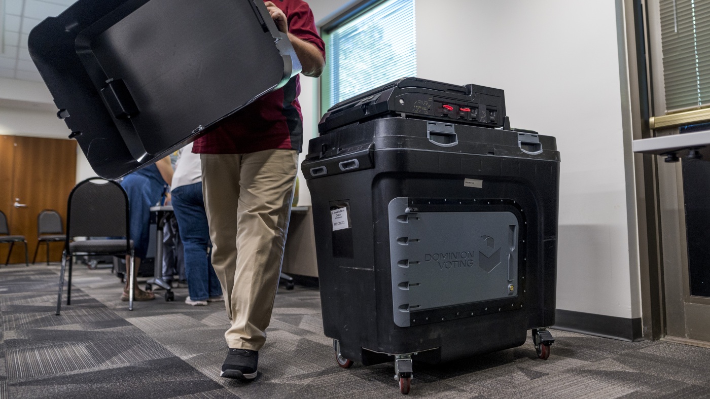 Dominion Voting Systems is sold and is now Liberty Vote : NPR